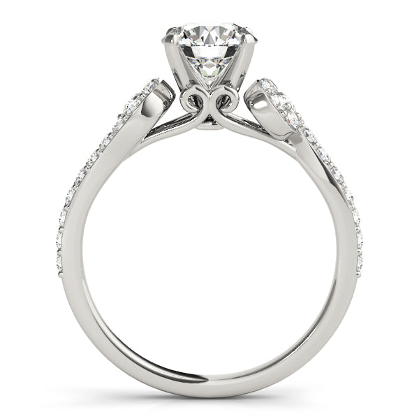 Romantic Petite Pavé Diamond Engagement Ring (3/8 ct. tw.)