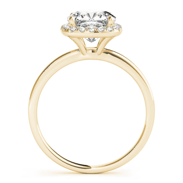 Cushion Halo Diamond Engagement Ring (1/8 ct. tw.)