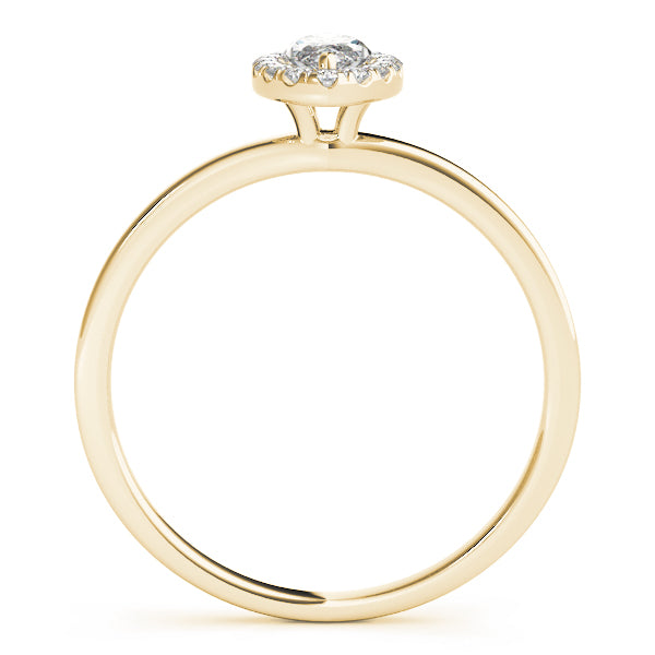 Marquise Halo Diamond Engagement Ring (1/8 ct. tw.)