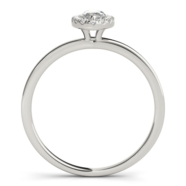 Marquise Halo Diamond Engagement Ring (1/8 ct. tw.)