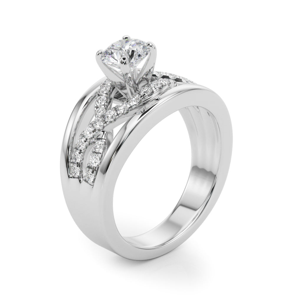 Twist Diamond Engagement Ring (1/4 ct. tw.)
