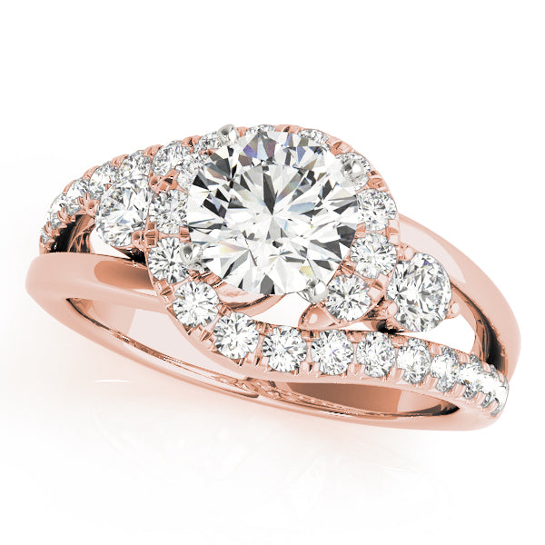 Twist Pavé Diamond Engagement Ring (1/2 ct. tw.)