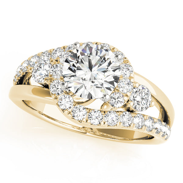 Twist Pavé Diamond Engagement Ring (1/2 ct. tw.)