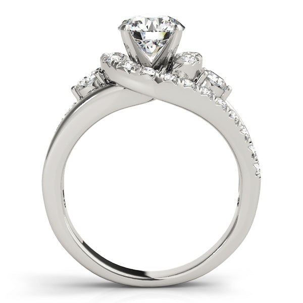 Twist Pavé Diamond Engagement Ring (1/2 ct. tw.)