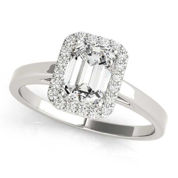Halo Diamond Engagement Ring (1/8 ct. tw.)