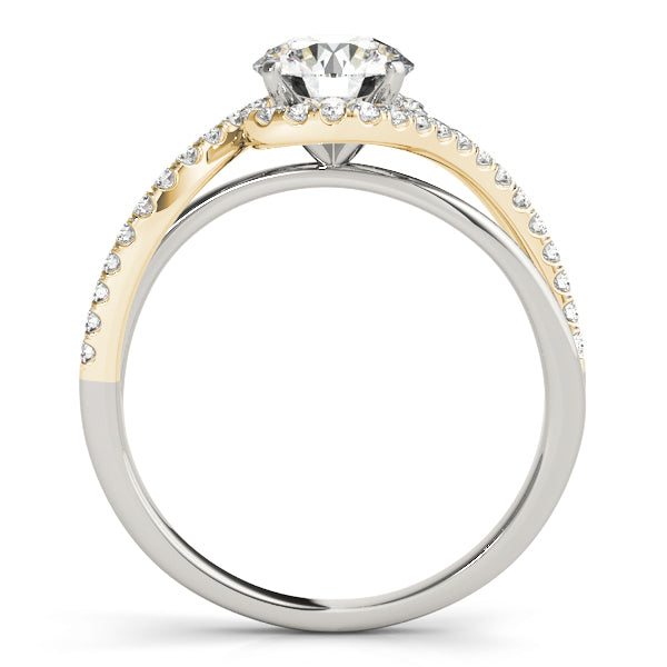 Twist Pavé Diamond Engagement Ring (1/5 ct. tw.)