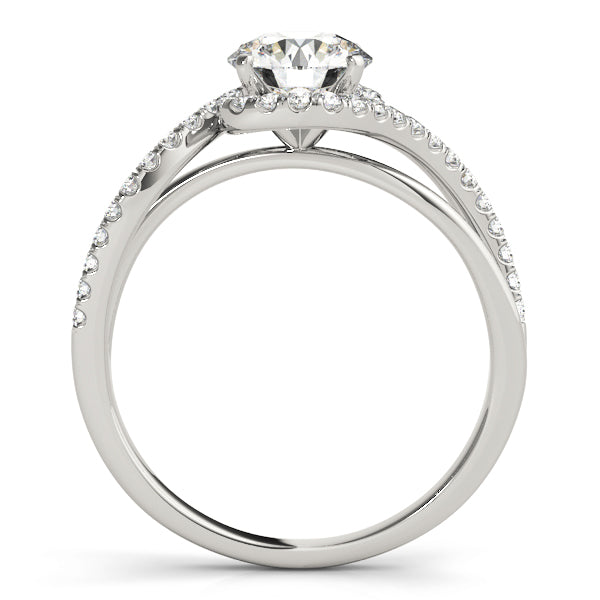 Twist Pavé Diamond Engagement Ring (1/5 ct. tw.)