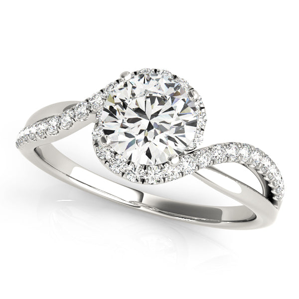 Twist Pavé Diamond Engagement Ring (1/5 ct. tw.)