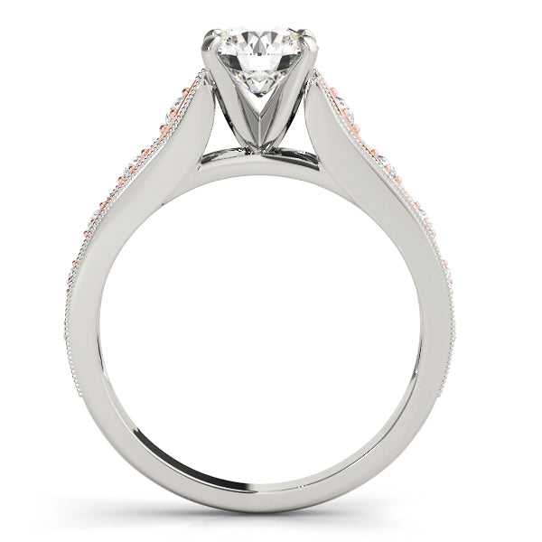 Tessere Lattice Split-Shank Diamond Engagement Ring (1/8 ct. tw.)