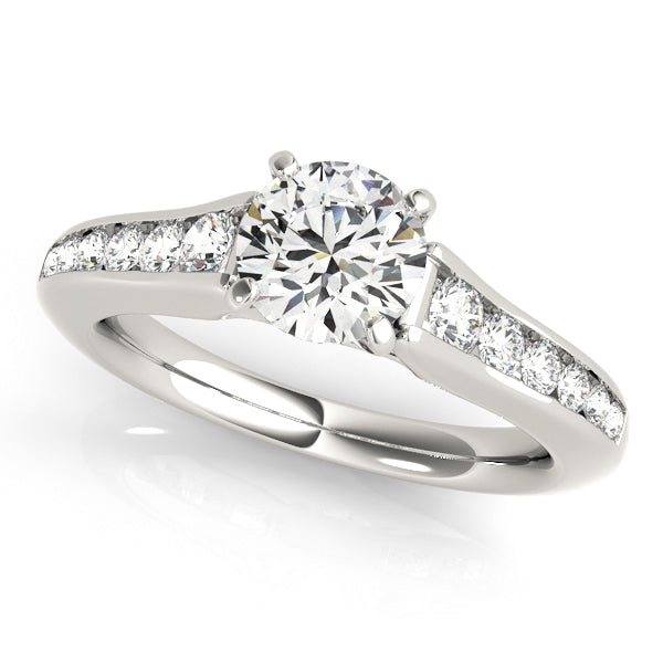 Channel-Set Diamond Engagement Ring (1/2 ct. tw.)