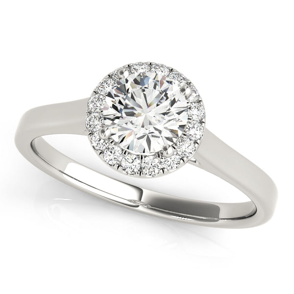 Classic Halo Diamond Engagement Ring (1/8 ct. tw.)