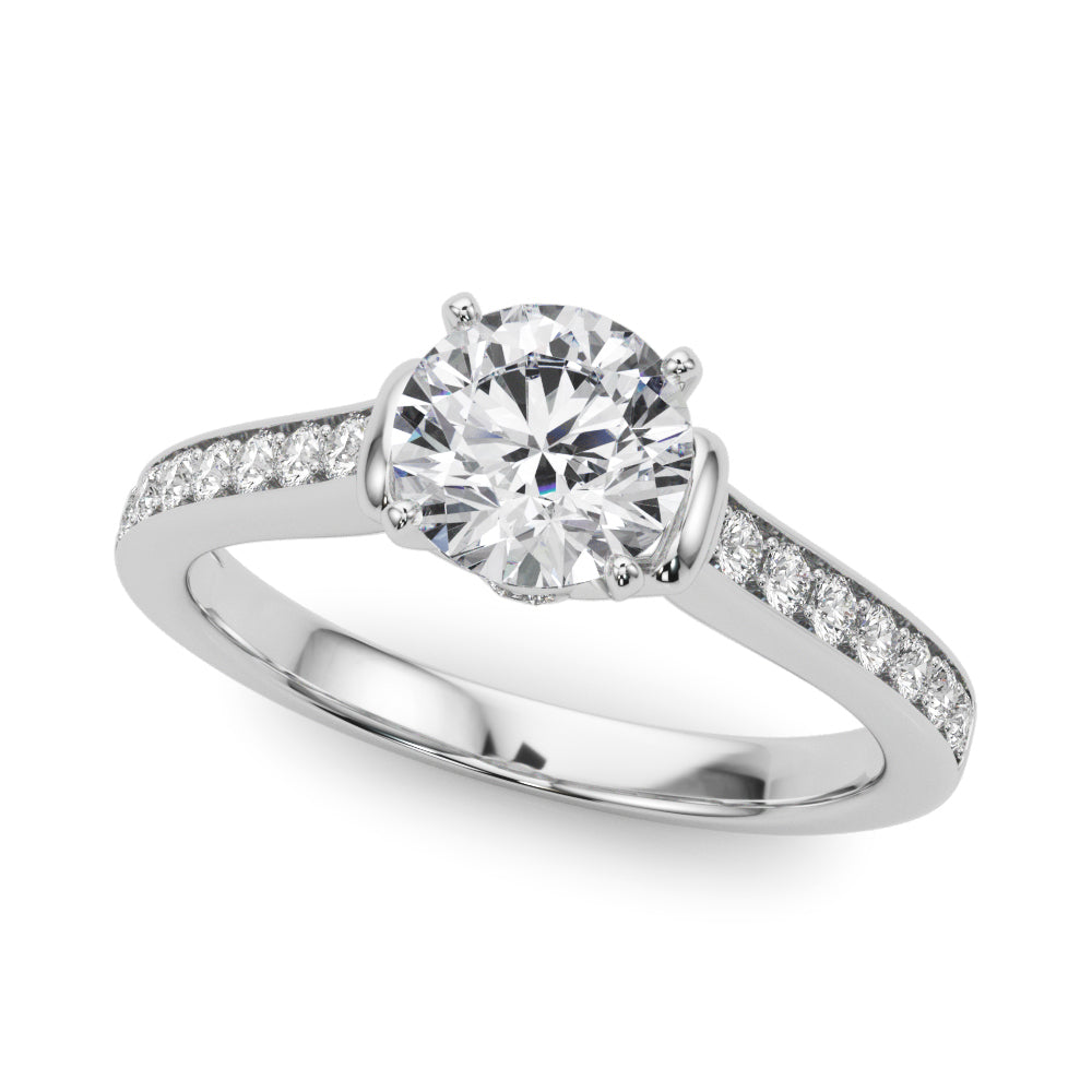 Classic Channel-Set Diamond Engagement Ring (1/5 ct. tw.)