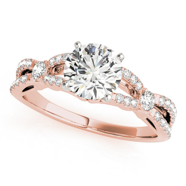 Petite Twist Diamond Engagement Ring (1/4 ct. tw.)