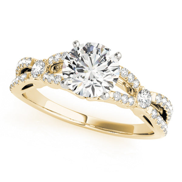 Petite Twist Diamond Engagement Ring (1/4 ct. tw.)