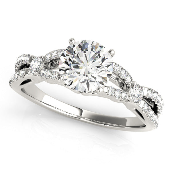 Petite Twist Diamond Engagement Ring (1/4 ct. tw.)