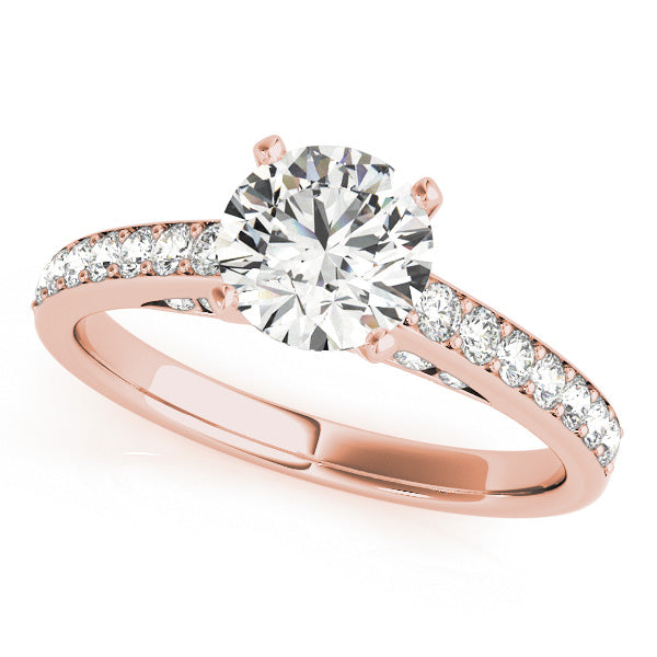 Classic Pavé Diamond Engagement Ring (3/8 ct. tw.)