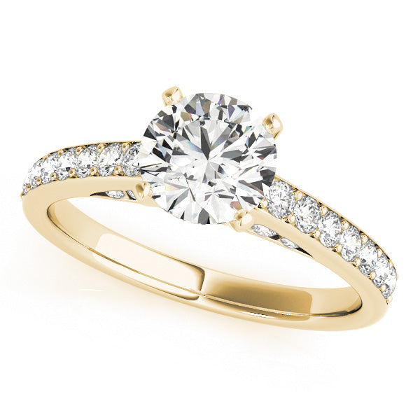 Classic Pavé Diamond Engagement Ring (3/8 ct. tw.)