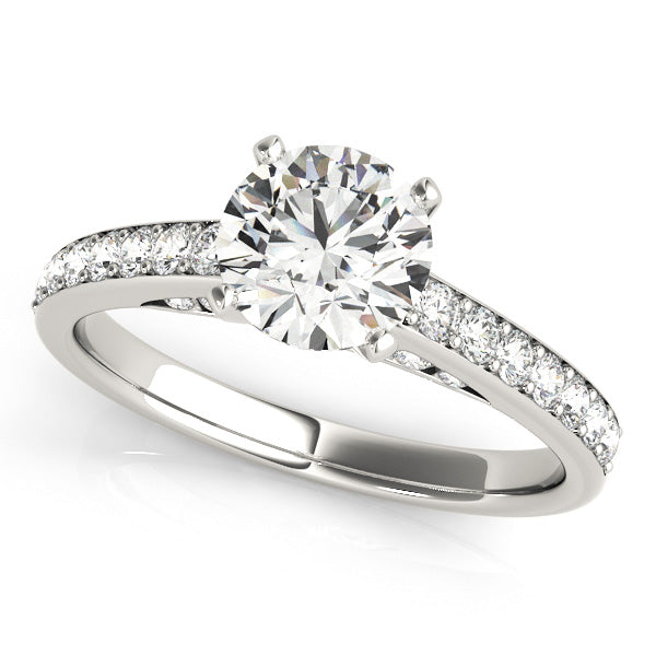 Classic Pavé Diamond Engagement Ring (3/8 ct. tw.)