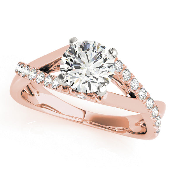 Petite Twist Diamond Engagement Ring (1/4 ct. tw.)