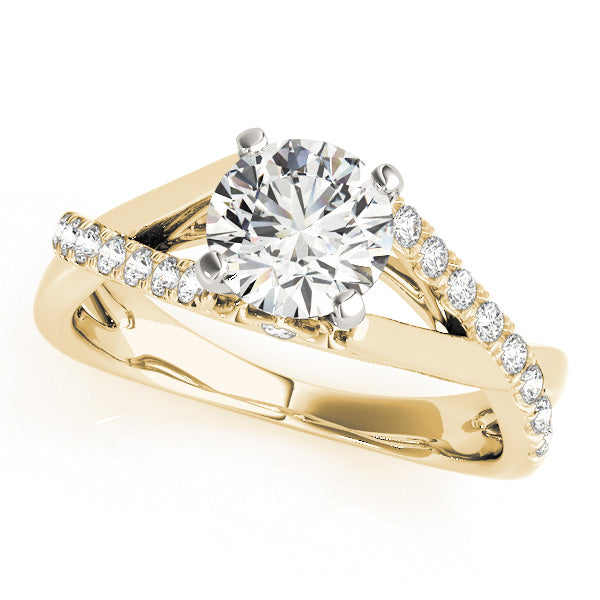 Petite Twist Diamond Engagement Ring (1/4 ct. tw.)