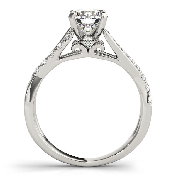 Petite Twist Diamond Engagement Ring (1/4 ct. tw.)