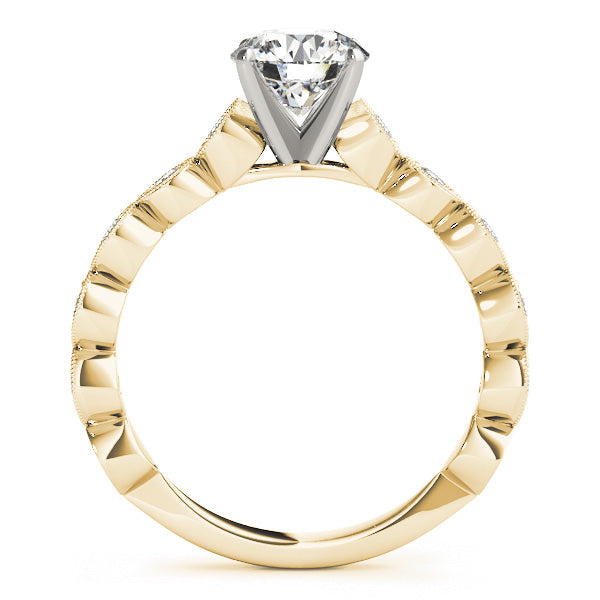 Vintage Milgrain Diamond Engagement Ring (3/8 ct. tw.)