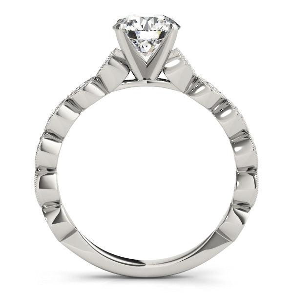 Vintage Milgrain Diamond Engagement Ring (3/8 ct. tw.)
