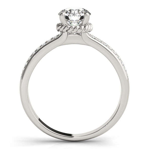 Channel-Set Diamond Engagement Ring (1/8 ct. tw.)