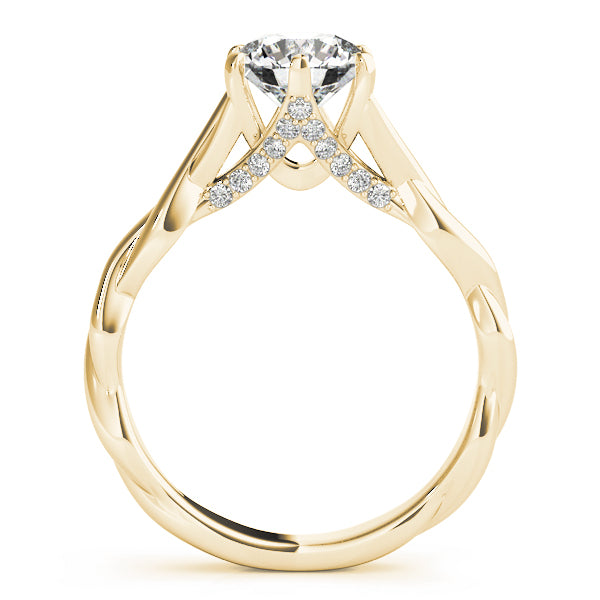 Petite Twist Diamond Engagement Ring (1/2 ct. tw.)