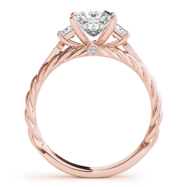 Three-Stone Princess-Cut Diamond Engagement Ring (1/6 ct. tw.)
