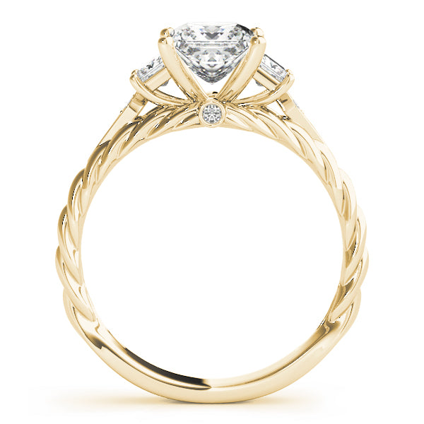 Three-Stone Princess-Cut Diamond Engagement Ring (1/6 ct. tw.)