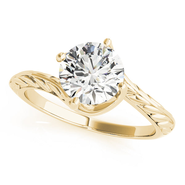 Engraved Solitaire Diamond Engagement Ring (1/4 ct. tw.)