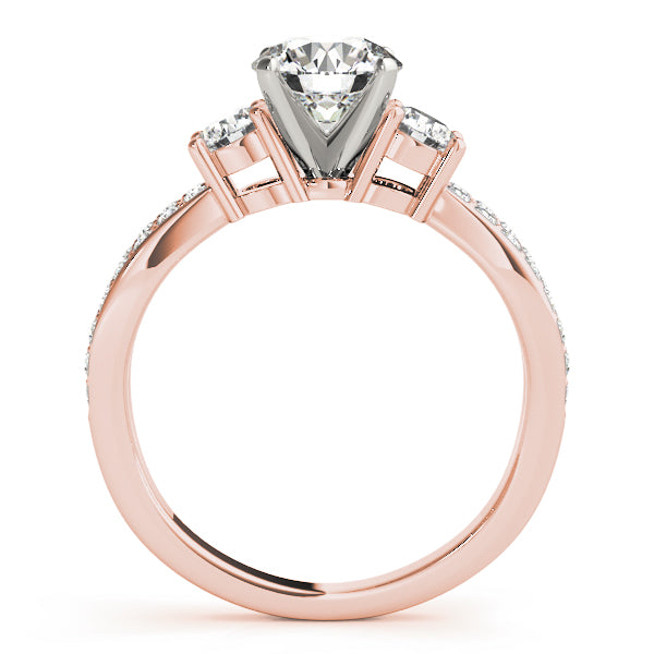 Twist Three-Stone Diamond Engagement Ring (5/8 ct. tw.)