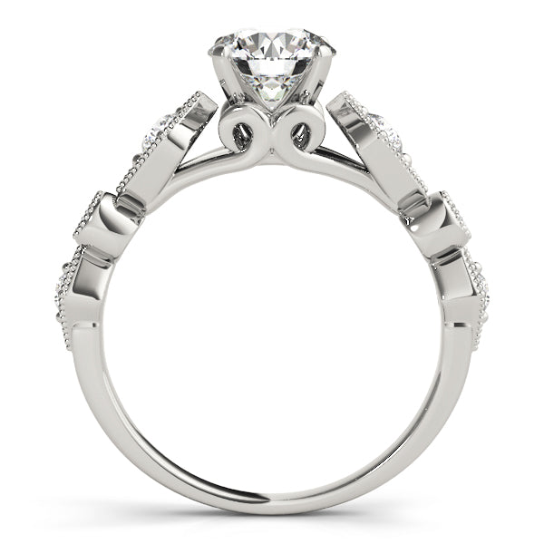Vintage Milgrain Bezel Diamond Engagement Ring (1/6 ct. tw.)