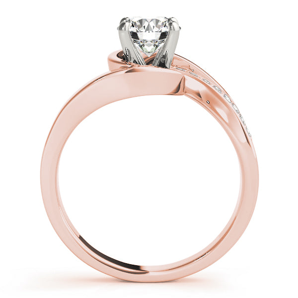 Twist Pavé Diamond Engagement Ring (1/10 ct. tw.)