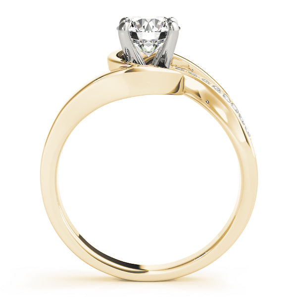 Twist Pavé Diamond Engagement Ring (1/10 ct. tw.)