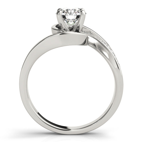 Twist Pavé Diamond Engagement Ring (1/10 ct. tw.)