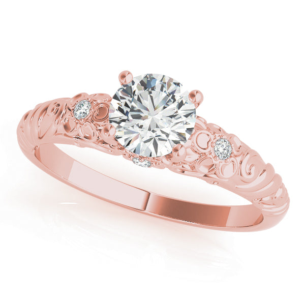 Romantic Scrollwork Diamond Engagement Ring (1/20 ct. tw.)