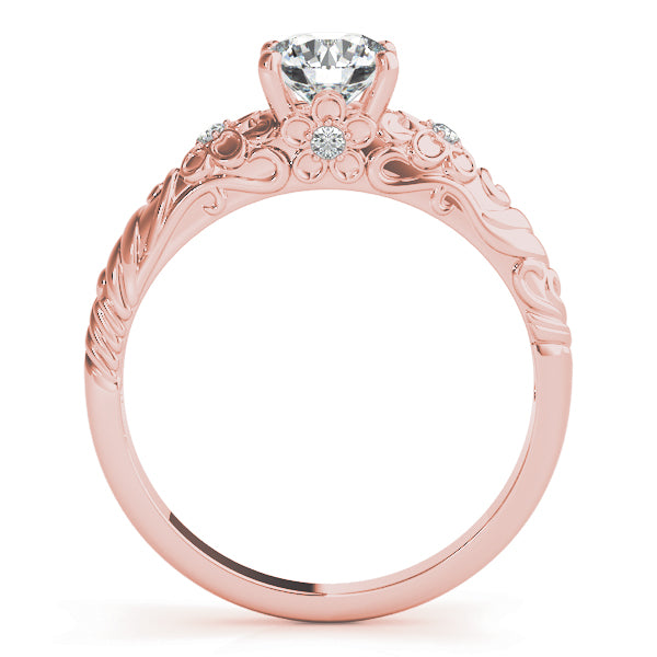 Romantic Scrollwork Diamond Engagement Ring (1/20 ct. tw.)