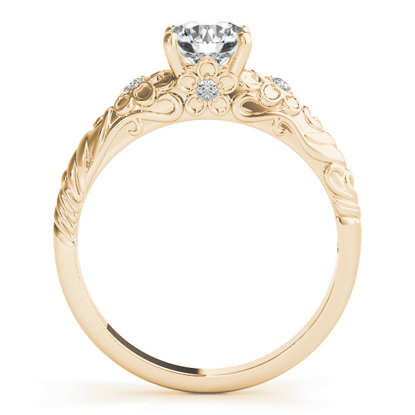 Romantic Scrollwork Diamond Engagement Ring (1/20 ct. tw.)