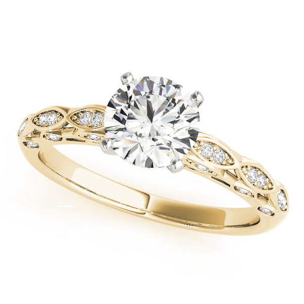 Organic Vine Diamond Engagement Ring (1/6 ct. tw.)