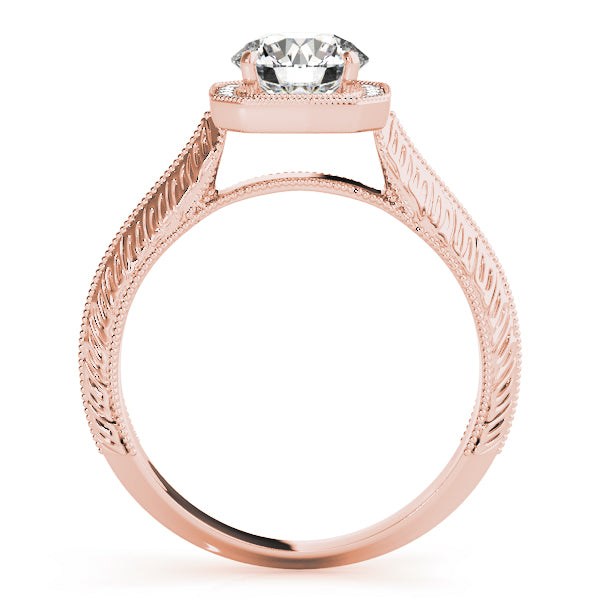 Vintage Halo Diamond Engagement Ring (1/10 ct. tw.)