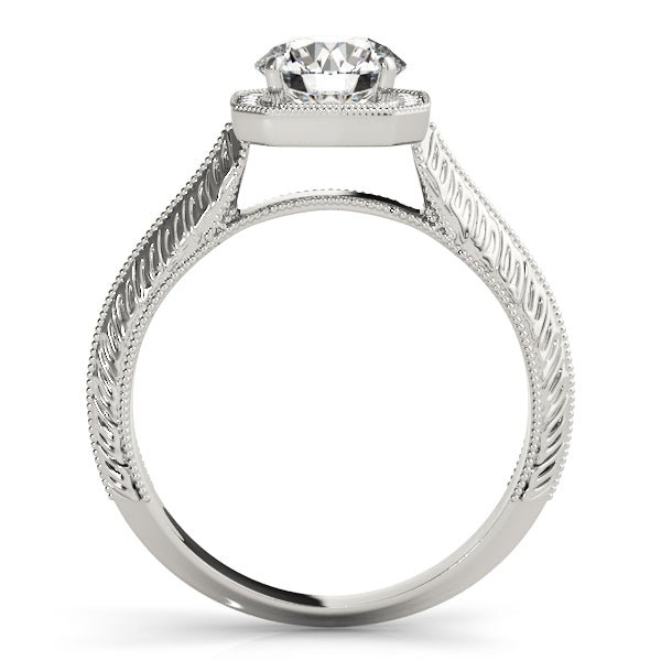 Vintage Halo Diamond Engagement Ring (1/10 ct. tw.)