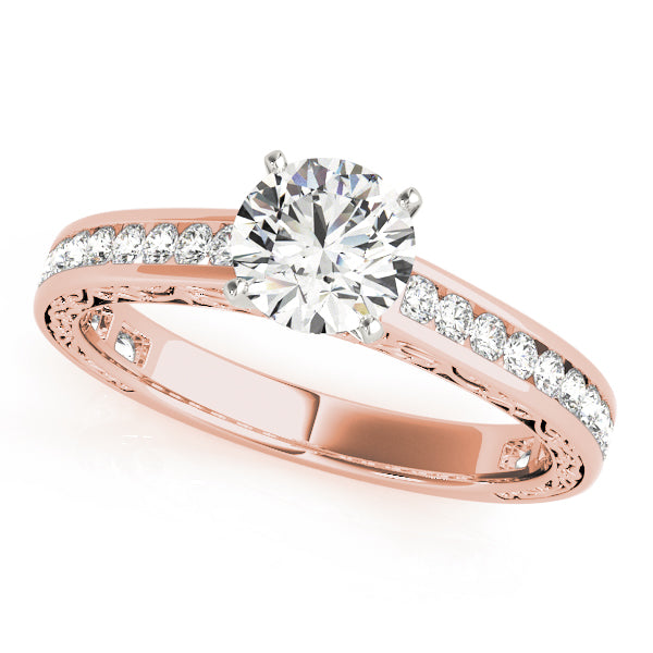 Channel-Set Diamond Engagement Ring (3/8 ct. tw.)