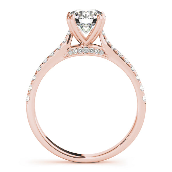 French Pavé Diamond Engagement Ring (1/5 ct. tw.)