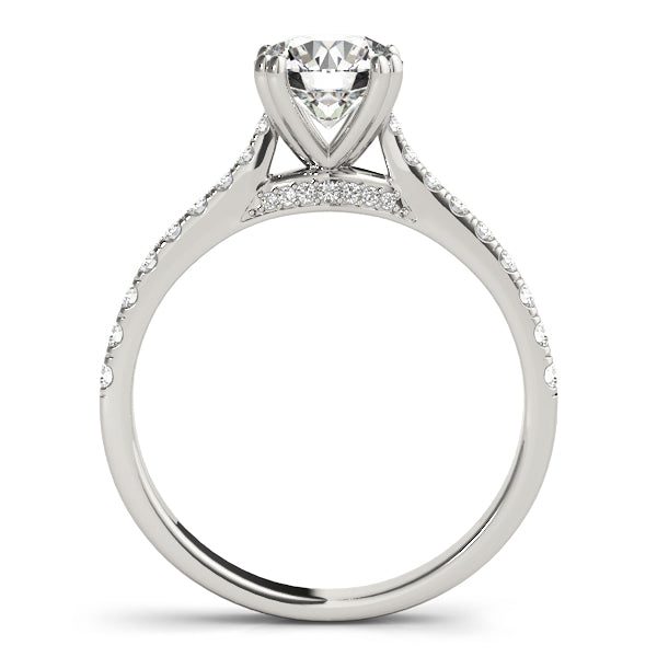 French Pavé Diamond Engagement Ring (1/5 ct. tw.)