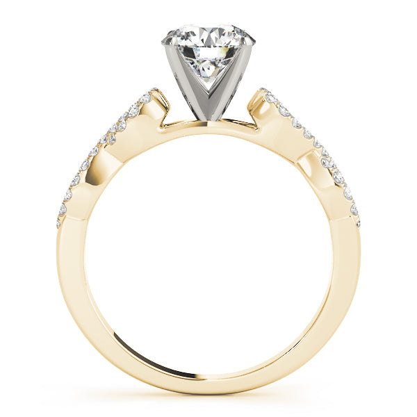 Infinity Pavé Diamond Engagement Ring (1/5 ct. tw.)
