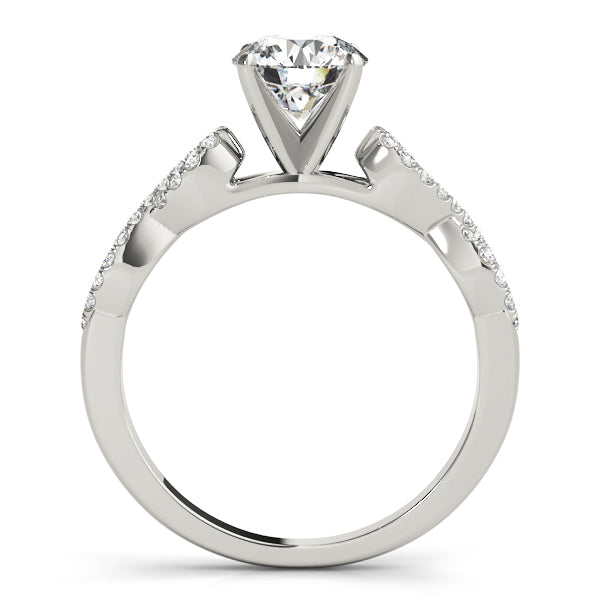 Infinity Pavé Diamond Engagement Ring (1/5 ct. tw.)