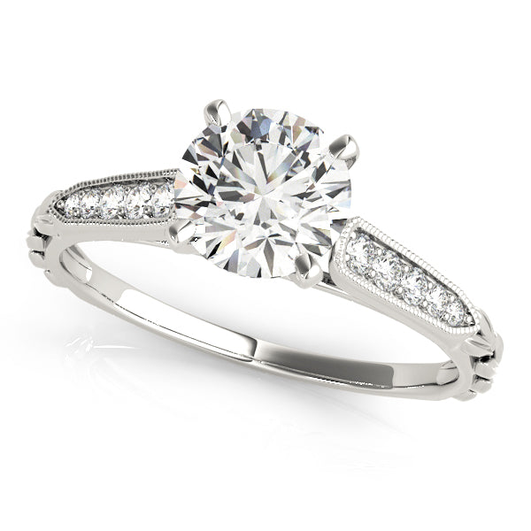 Channel-Set Diamond Engagement Ring (1/6 ct. tw.)