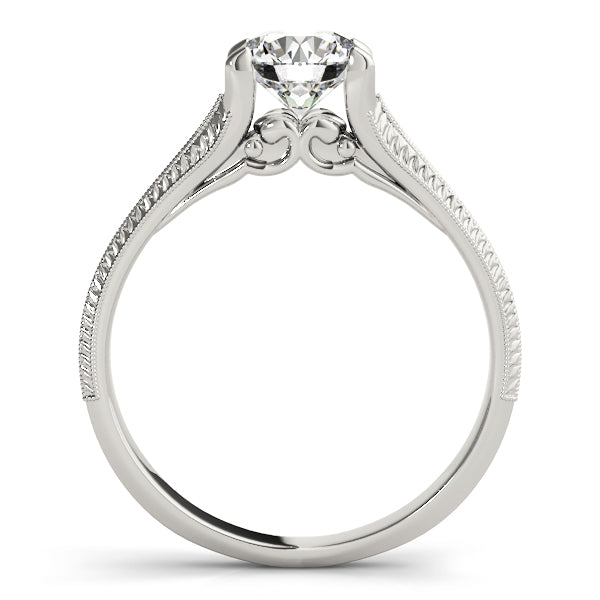 Petite Pavé Diamond Engagement Ring (1/6 ct. tw.)